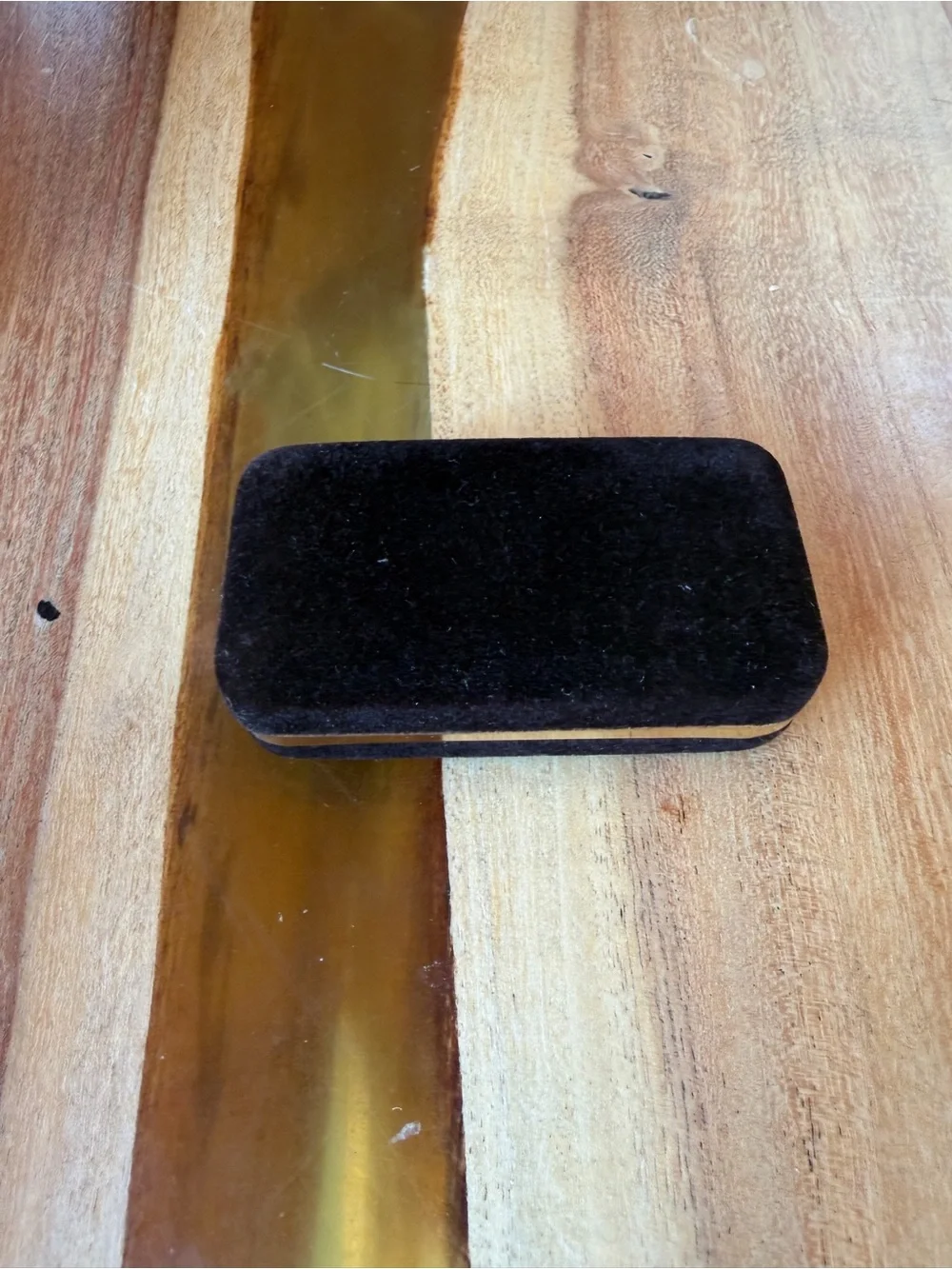 Vintage Christian Dior Gold-Tone Engraved Tie Clip with velvet box